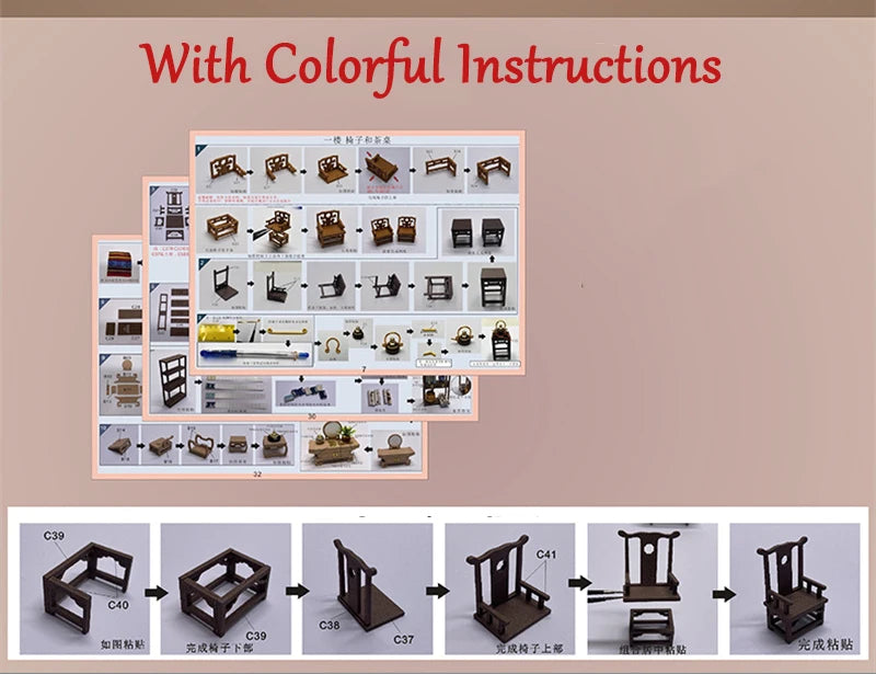 Maison Miniature Dynastie Chinoise