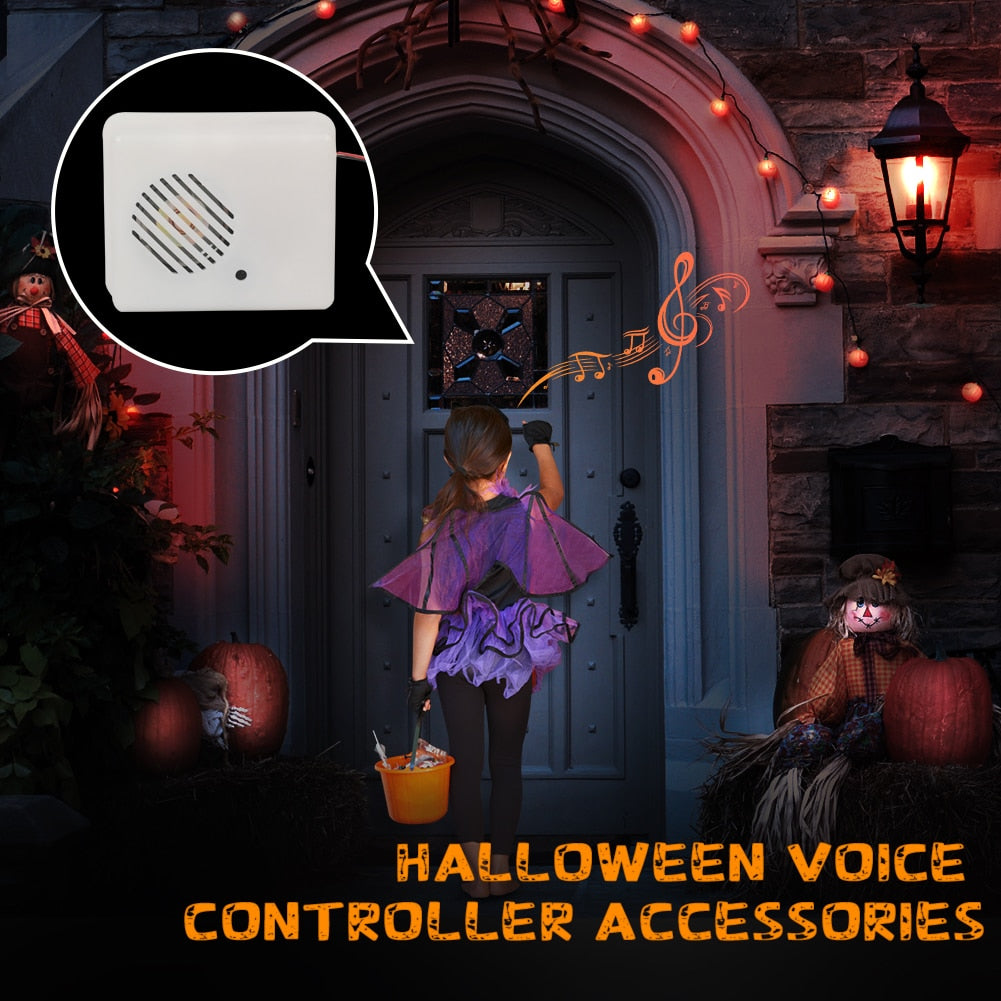 Haut-parleur sonore de cri d'horreur d'Halloween, accessoires d'horreur de maison hantée Tricky Screaming Speaker Creative pour le décor de couloirs