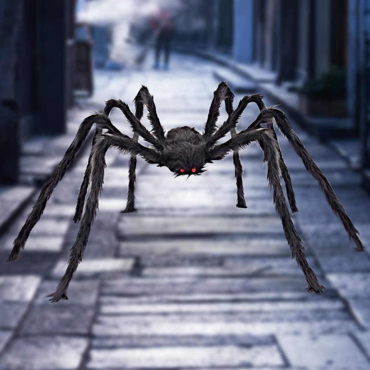 Araignée géante en peluche décoration d'Halloween 150/200 Cm