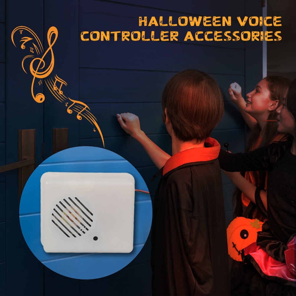 Haut-parleur sonore de cri d'horreur d'Halloween, accessoires d'horreur de maison hantée Tricky Screaming Speaker Creative pour le décor de couloirs