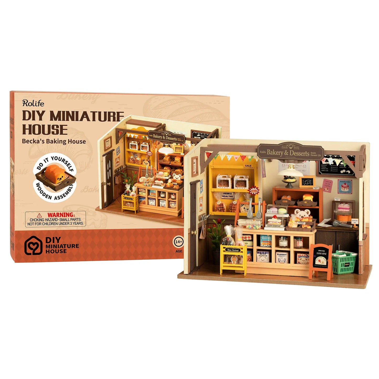 Maison miniature boulangerie de Becka