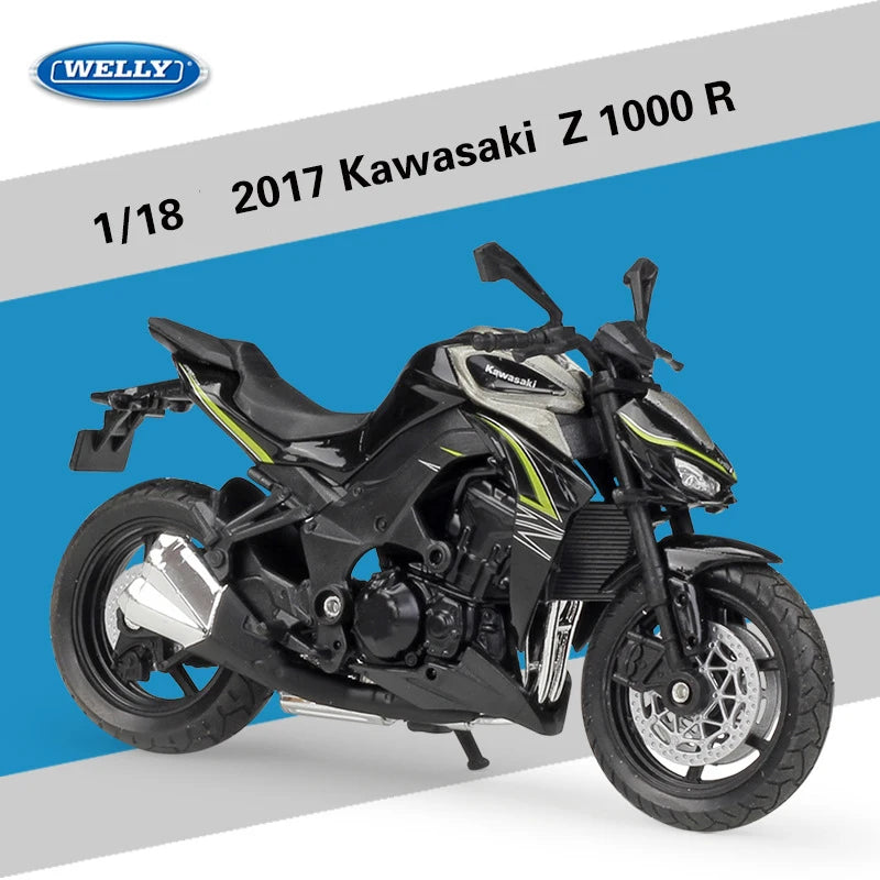 Moto miniature Kawasaki Z1000 1:18ème