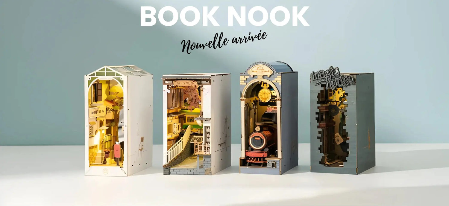 Découvrez notre collection de Book Nook