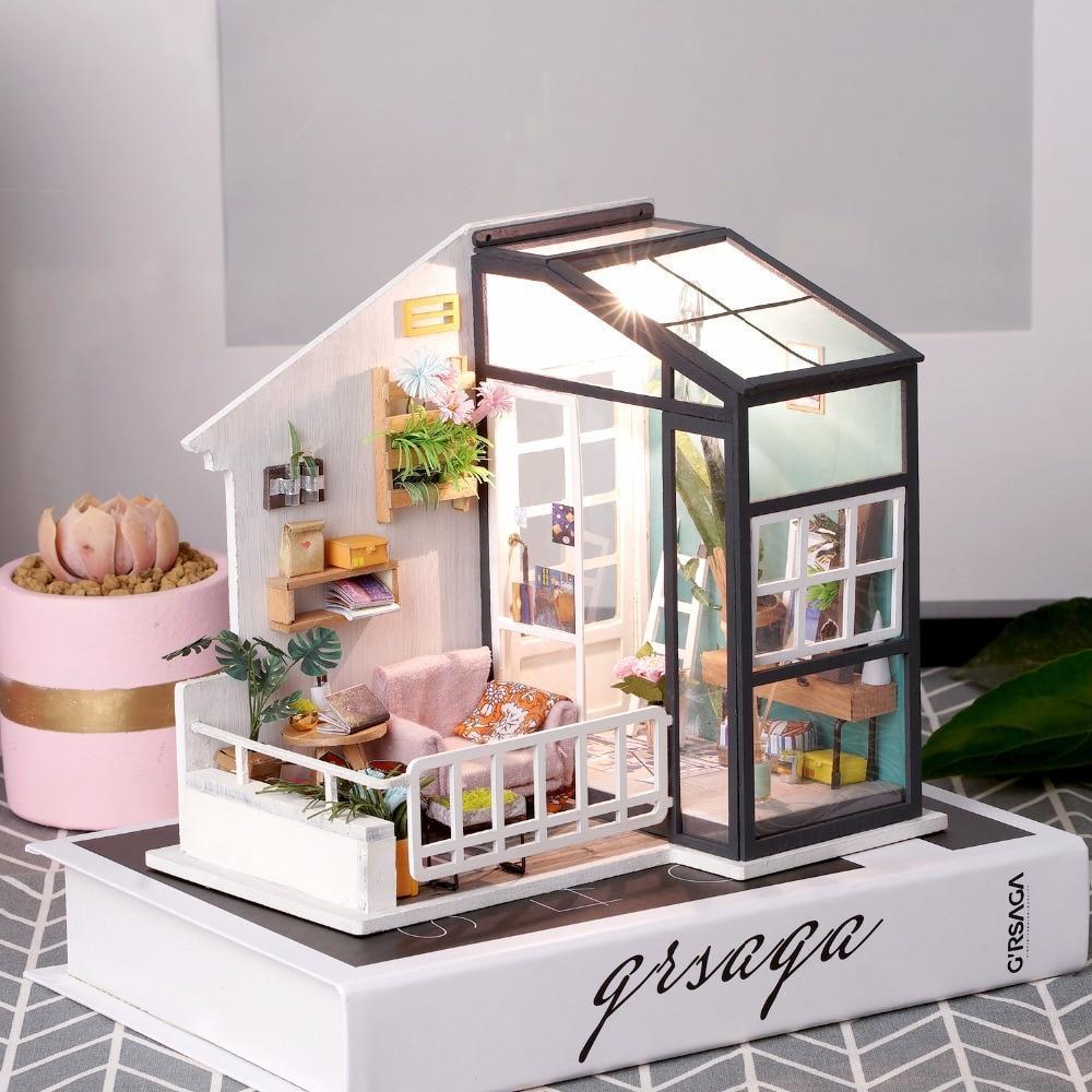 Maison Miniature Kit Artistique Livre