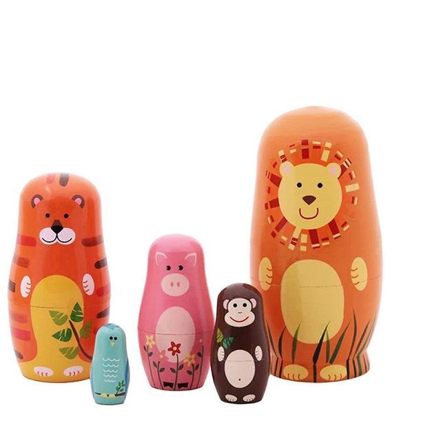 Poupée Russe Animaux Mignons