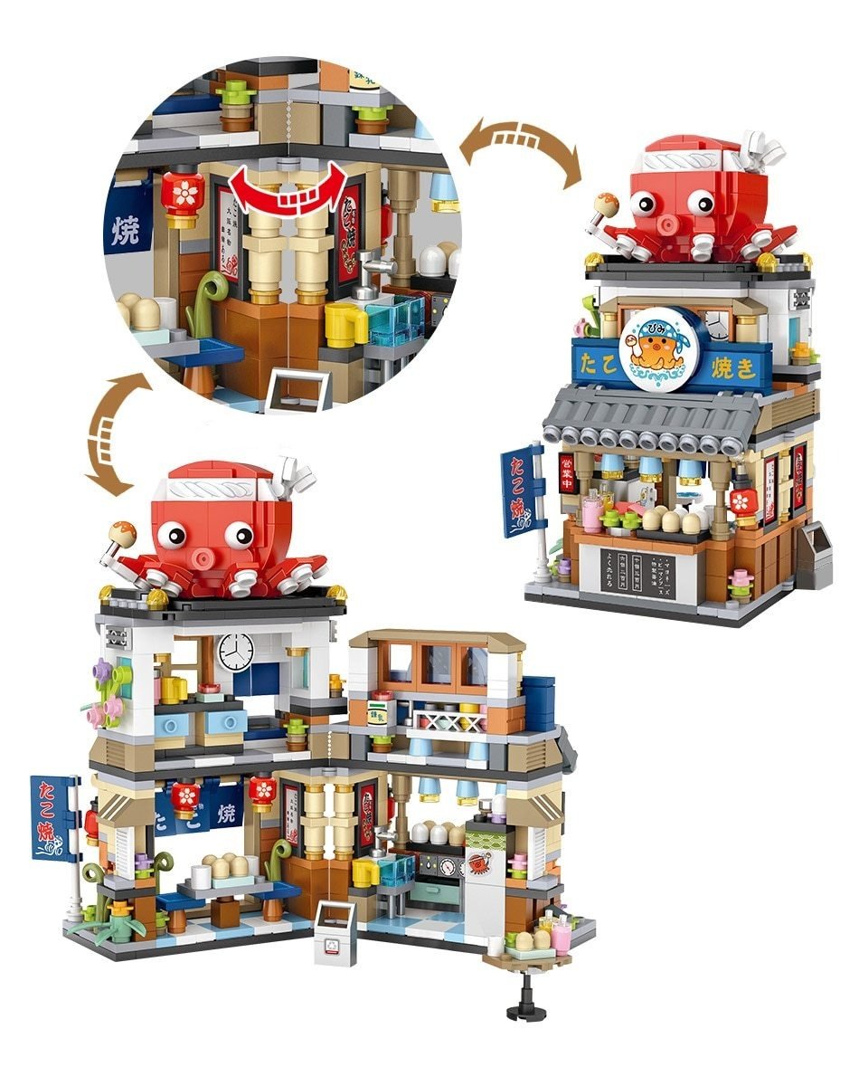 Jeux de construction Takoyaki Shop
