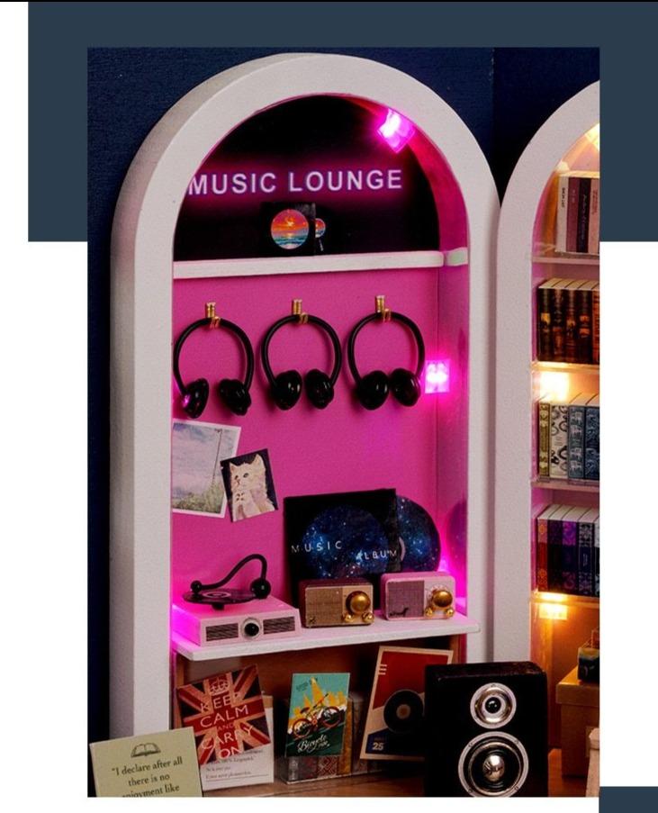 Maison Miniature Librairie