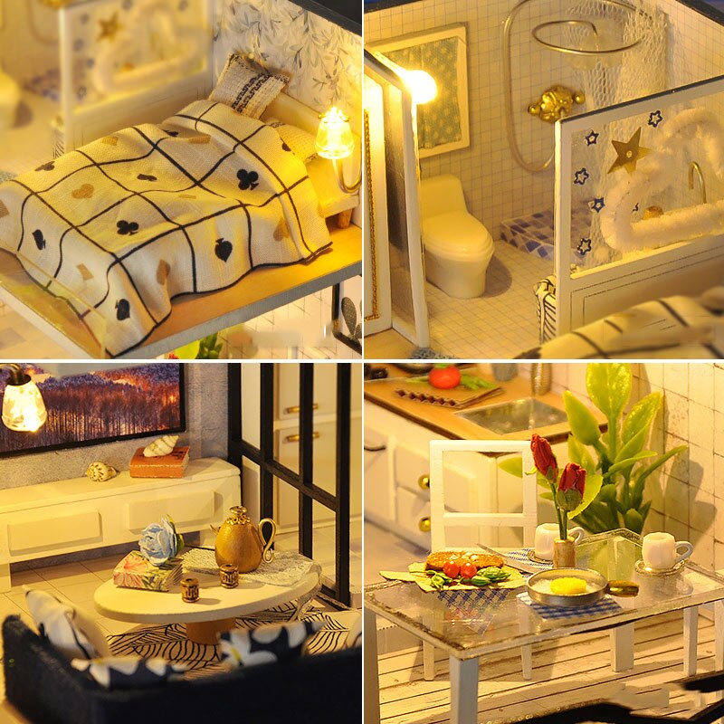 kit maison miniature loft parisien