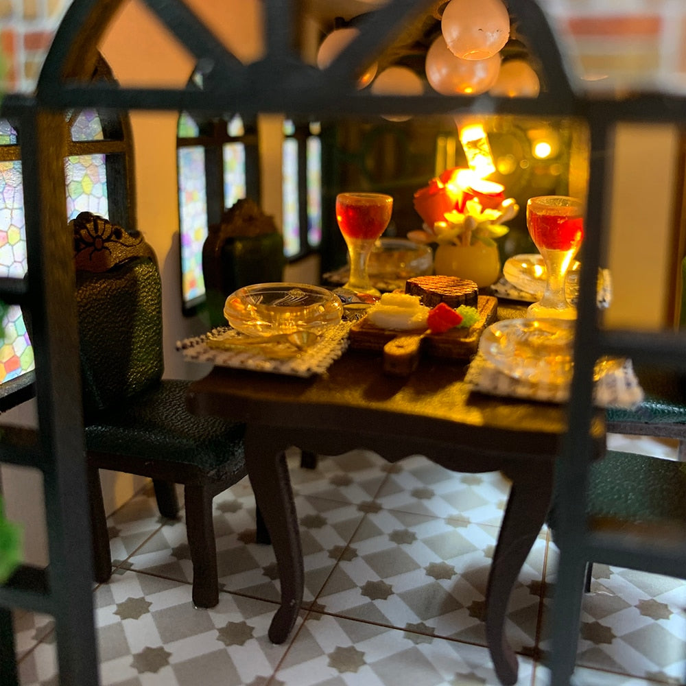 Maison Miniature Manoir Enchanté