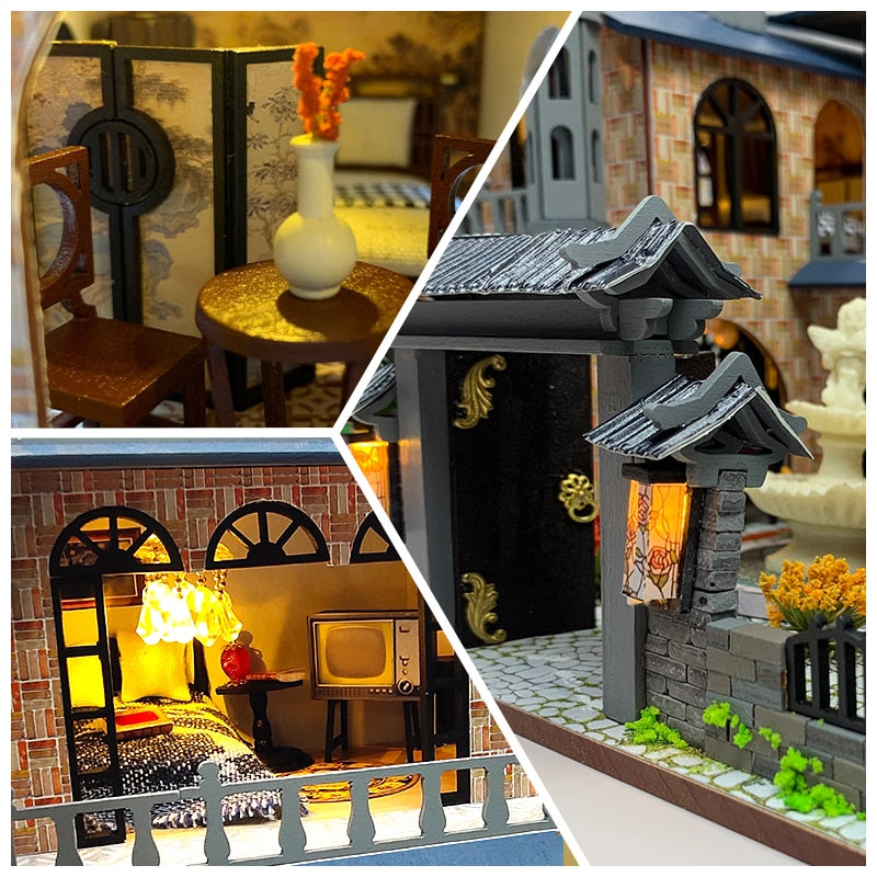 Maison Miniature Manoir Enchanté