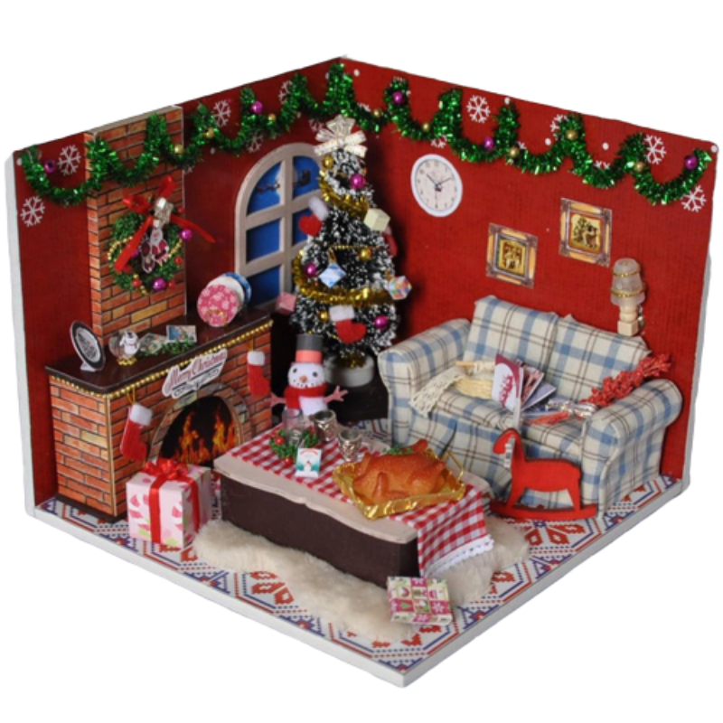 Maison noel miniature hotsell