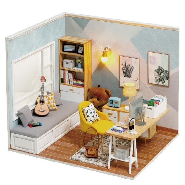 maison miniature teddy bear