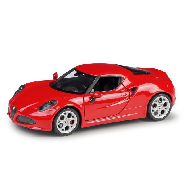 Voiture Miniature Alfa Romeo 4C rouge
