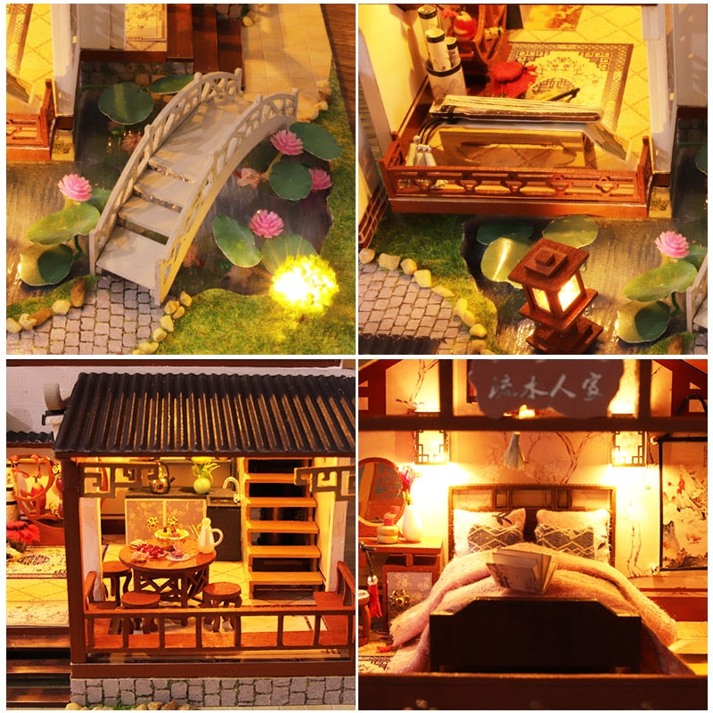 Maison Miniature Chasseur de Rêves Lit
