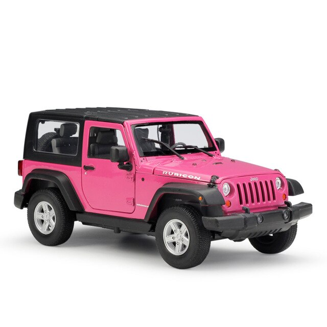 Voiture Miniature Jeep Wrangler rose
