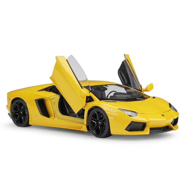 Voiture Miniature Lamborghini Aventador LP700 Jaune