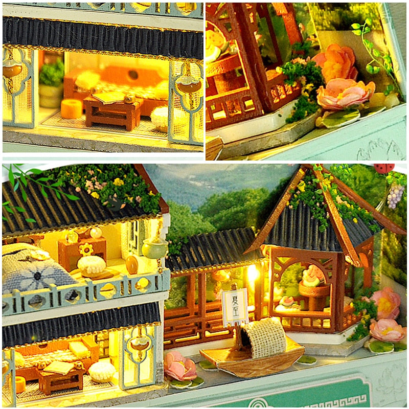 Boîte Miniature Été Asiatique Salon
