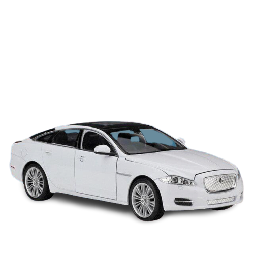 Voiture Miniature Jaguar XJ blanc
