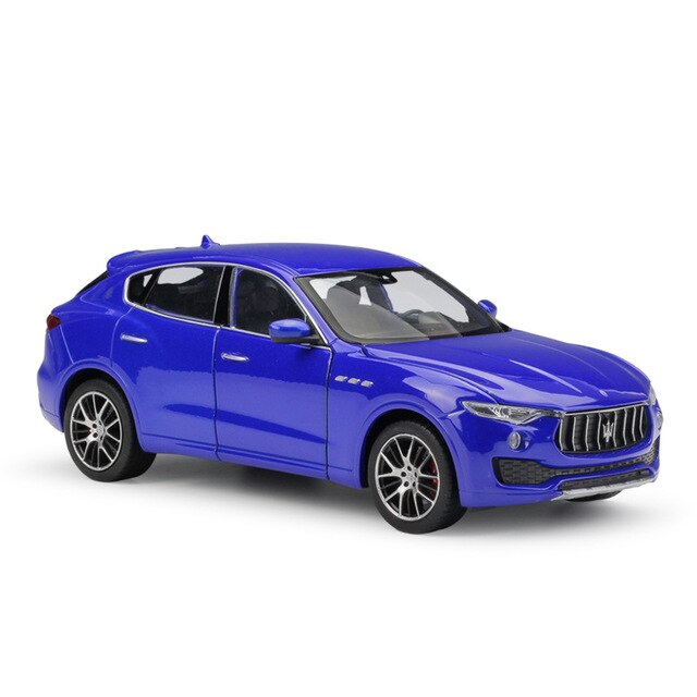 Voiture Miniature Maserati Levante bleu