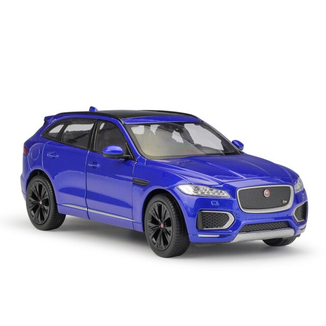 Voiture Miniature Jaguar F-Pace bleu