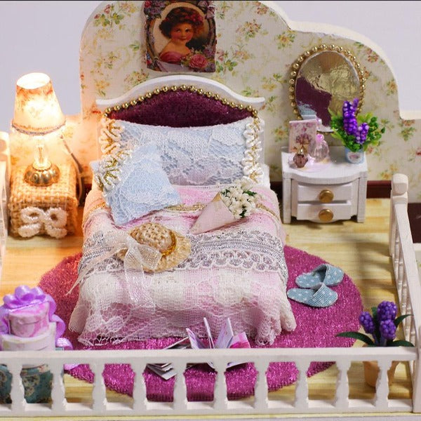 lit miniature vintage