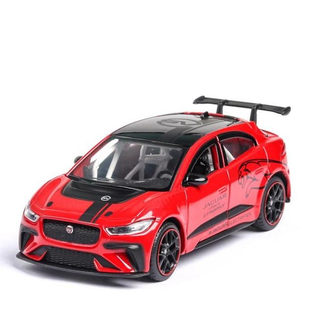 Voiture Miniature Jaguar I-Pace eTrophy Rouge