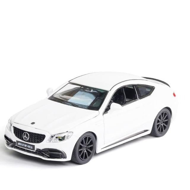 Voiture Miniature Mercedes C63S AMG Blanc