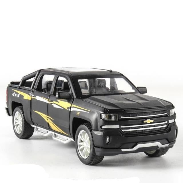 Voiture Miniature Chevrolet Silverado Pika Noir