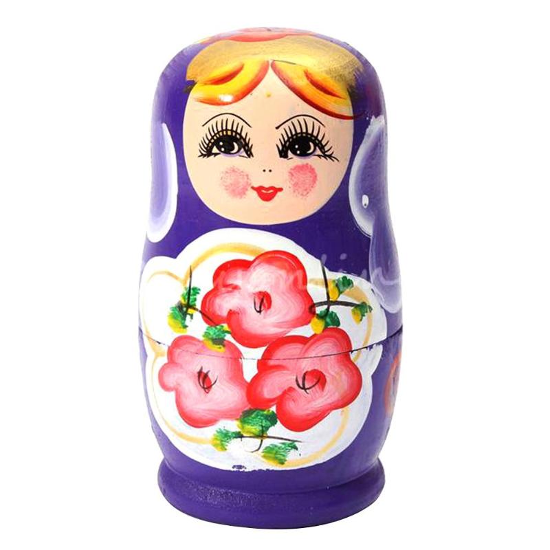 Poupée Russe Coquelicot Rose pas cher