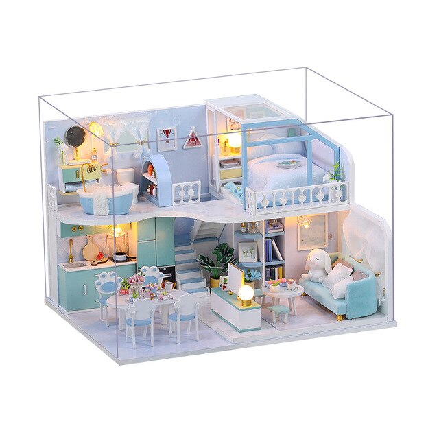 maison miniature ma petite maison bleue Protection