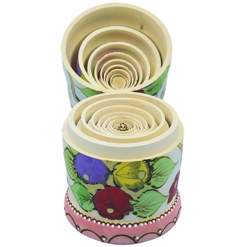 Poupée Russe Roses Éternelles