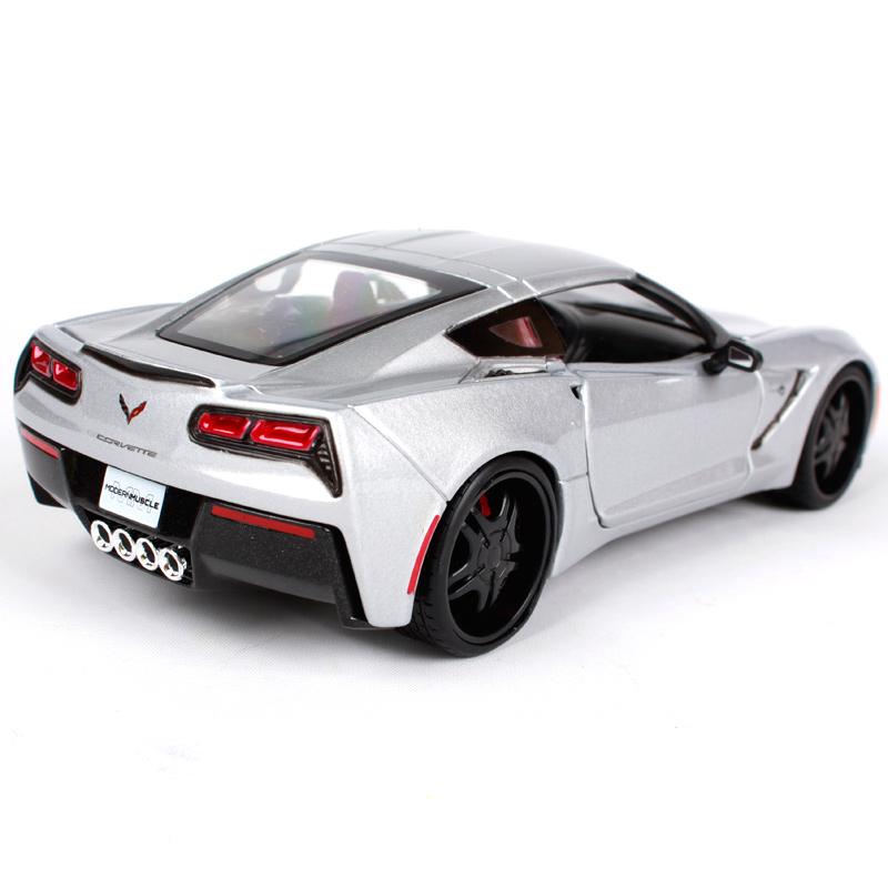Voiture Miniature Corvette Stingray pot échappement
