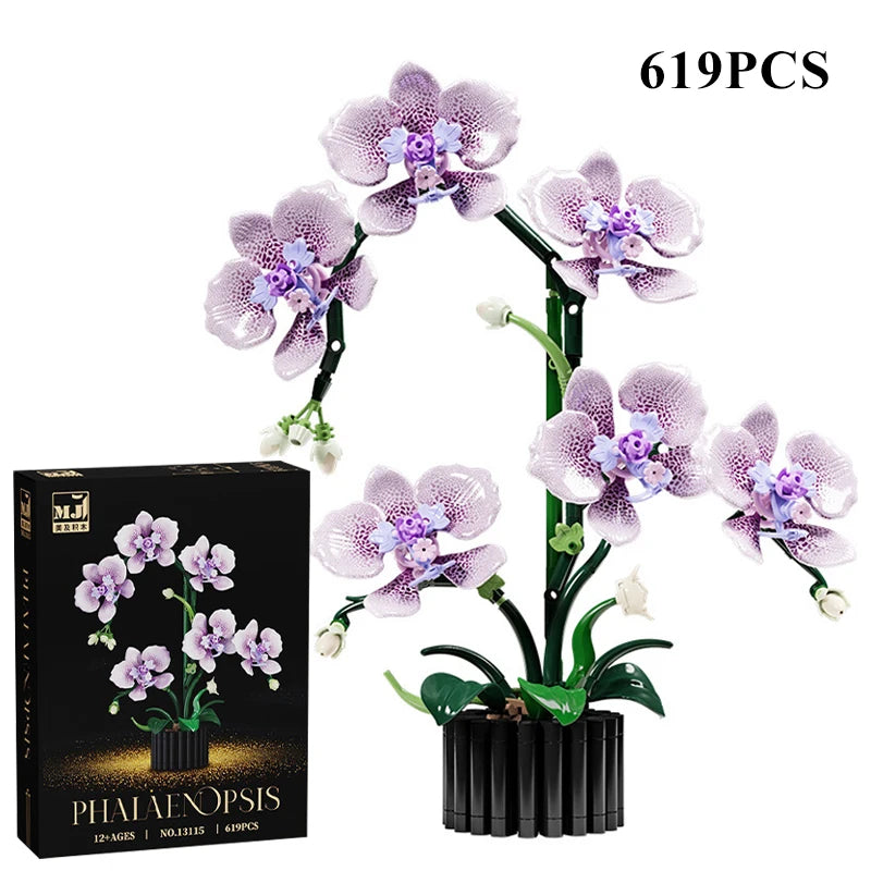 Orchidée en pot – Bloc de construction créatif