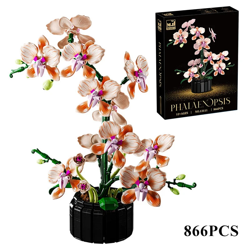 Orchidée en pot – Bloc de construction créatif