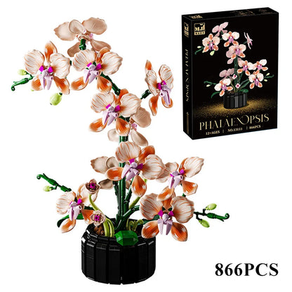 Orchidée en pot – Bloc de construction créatif