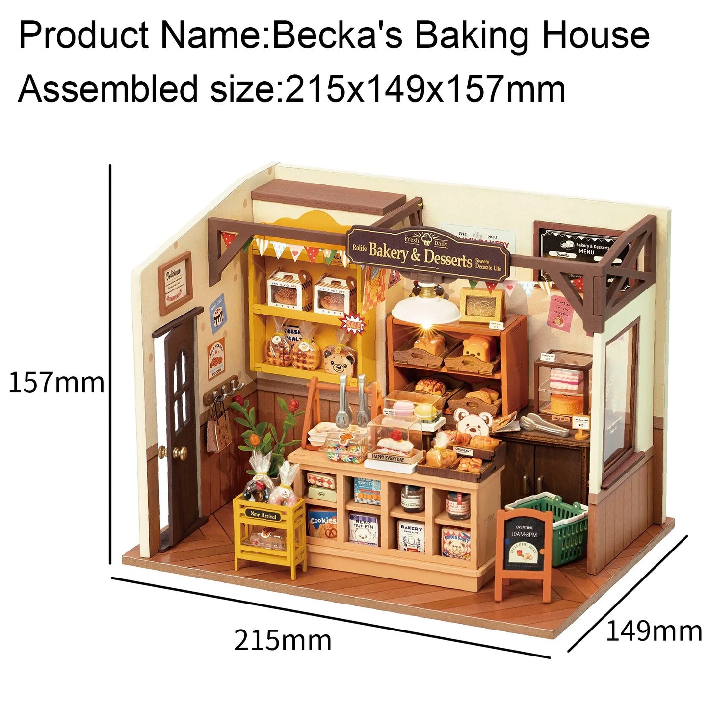 Maison miniature boulangerie de Beka