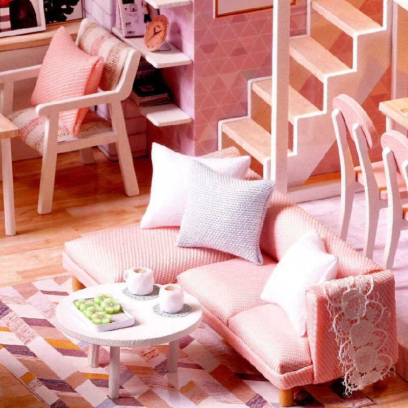 Maquette Maison Miniature Rose
