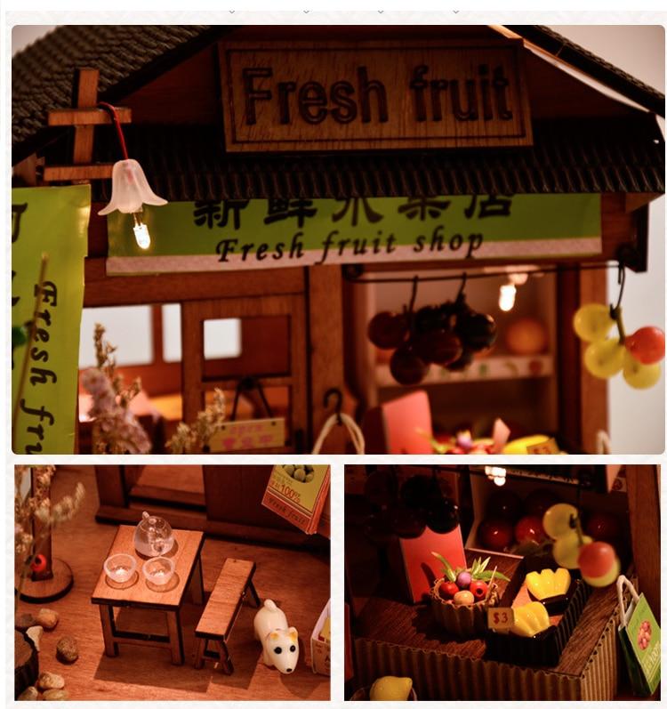 Maison Miniature Fruits Frais Décor