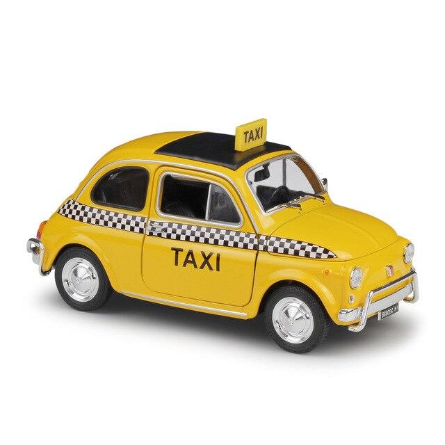 Voiture Miniature Fiat 500 Taxi 