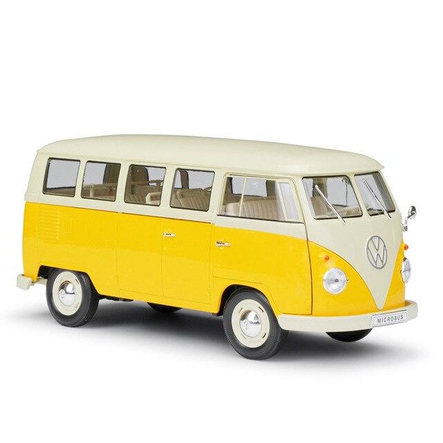 Voiture Miniature Volkswagen Van Jaune