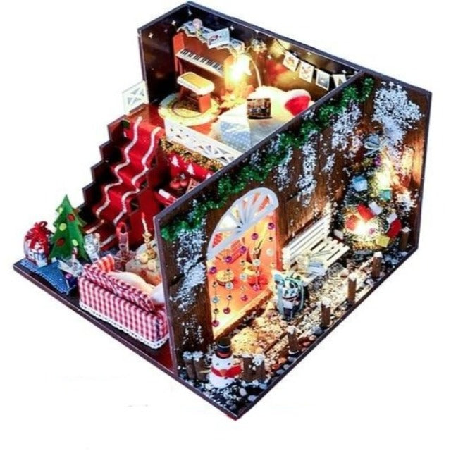 Maison Miniature Chambre de Noel