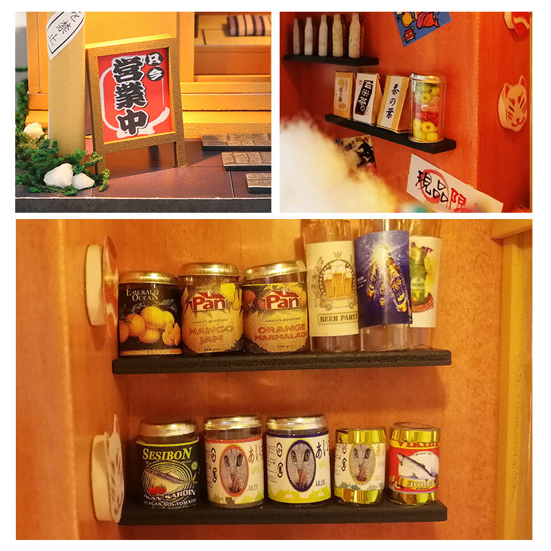 Maison Miniature Kiosque Japonais Boîtes