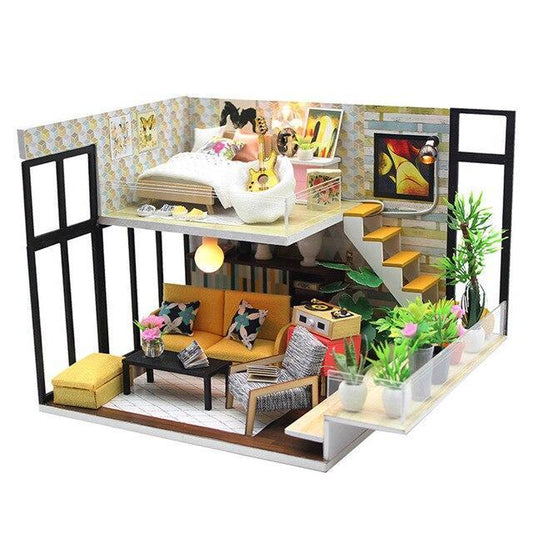 Maison Miniature Kit Chambre Guitariste | Miniature Land