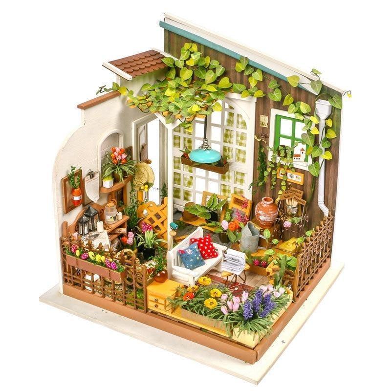 Maison Miniature Kit Salon Végétalisé