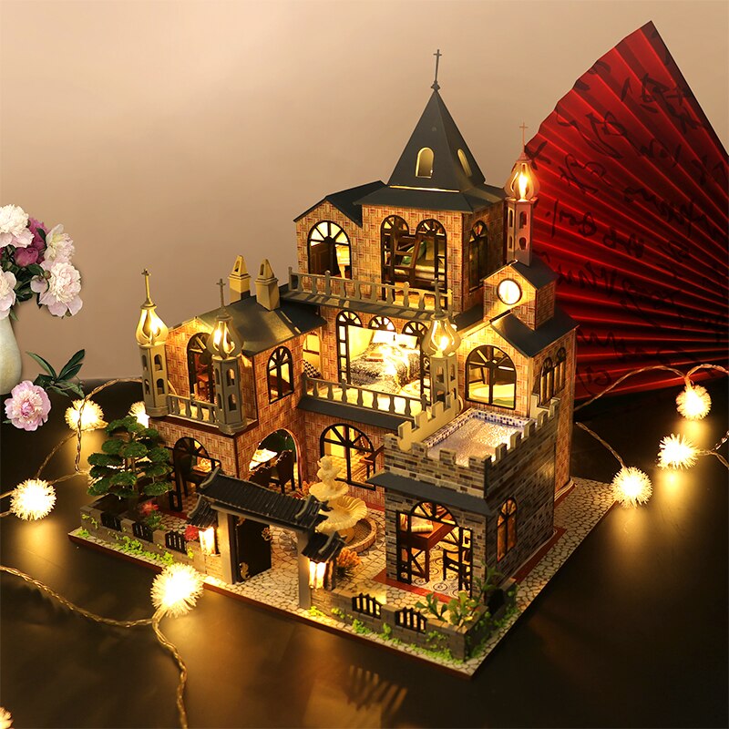 Maison Miniature Manoir Enchanté