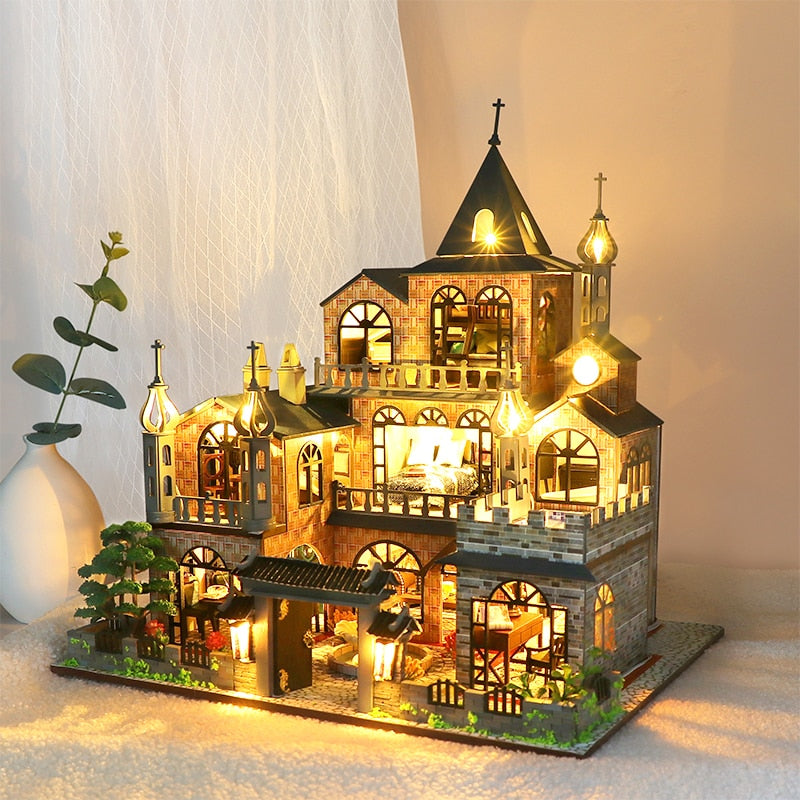 Maison Miniature Manoir Enchanté