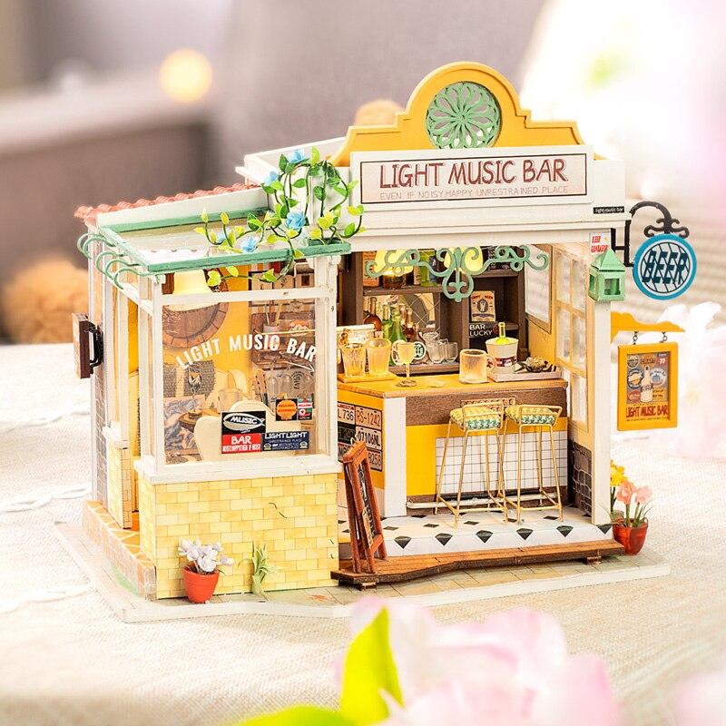 Maison Miniature Musique Bar