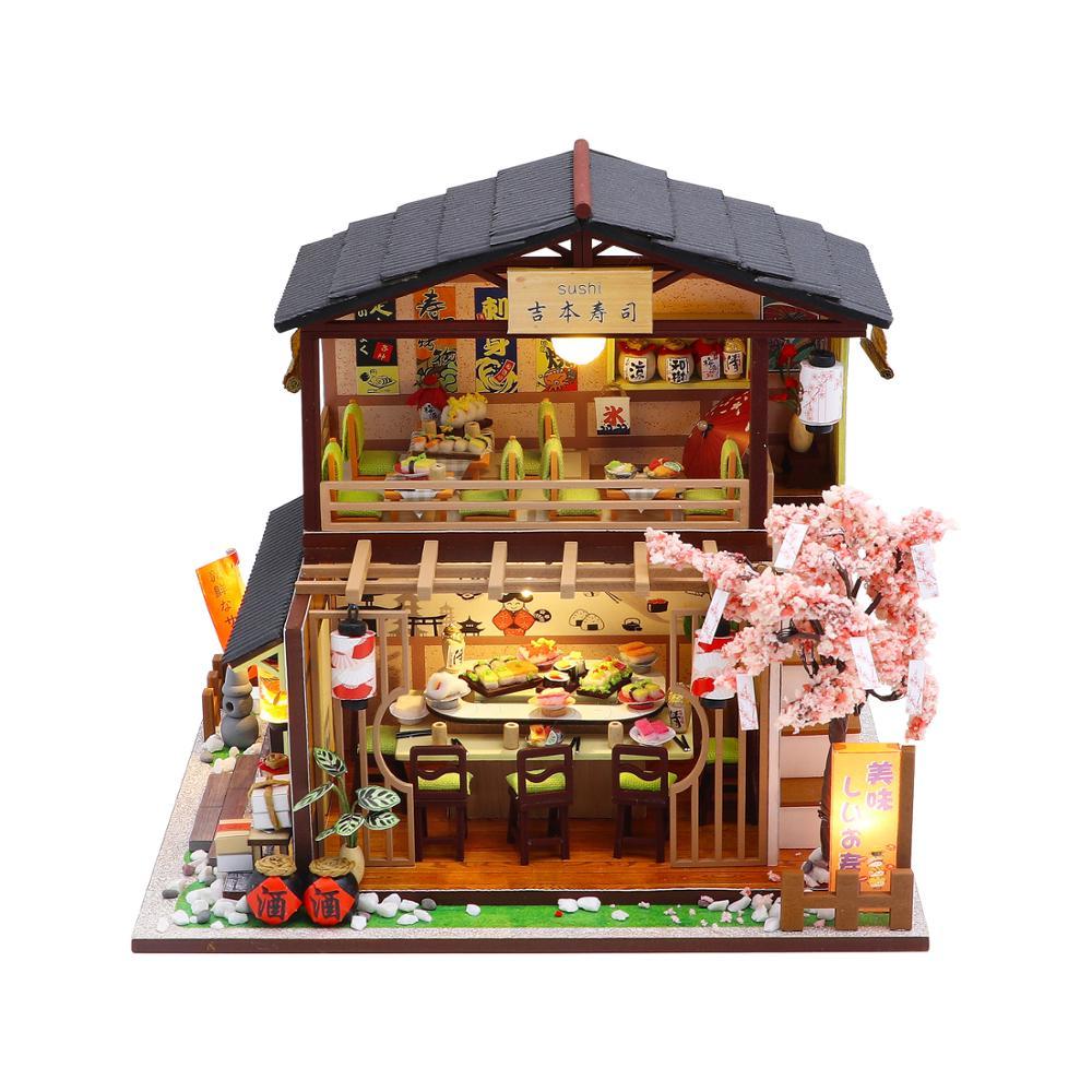 maison miniature à construire restaurant nippon