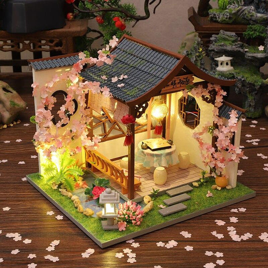 Maison Miniature Roseraie Japonaise
