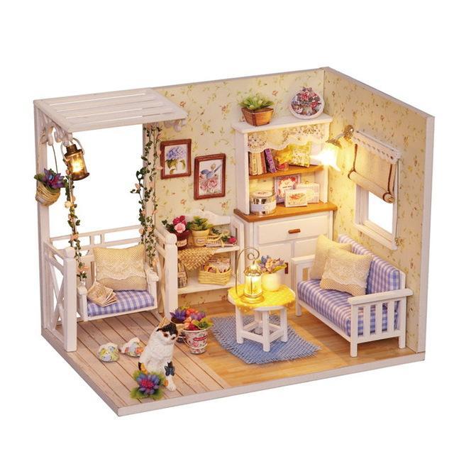 Maison Miniature Salon Convivial | Miniature Land